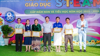 Nguyen Phich commune excellently won 3 first prizes at the STEAM Education Festival.