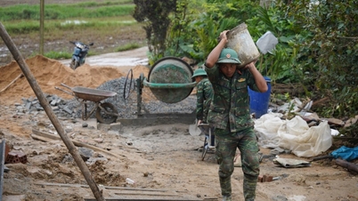 «យុទ្ធនាការក្វាងទ្រុង» សាងសង់ផ្ទះក្នុងល្បឿនលឿនដូចផ្លេកបន្ទោរ៖ «ទាហានសាងសង់ផ្ទះបានយ៉ាងរហ័ស និងស្រស់ស្អាត»