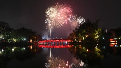 Fireworks schedule in Hanoi for New Year's Day