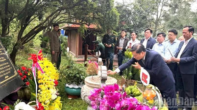 Lãnh đạo tỉnh Quảng Trị viếng mộ Đại tướng Võ Nguyên Giáp nhân kỷ niệm 81 năm thành lập Quân đội nhân dân Việt Nam