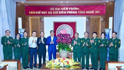 លោក Vo Trong Hai ប្រធានគណៈកម្មាធិការប្រជាជនខេត្ត បានទៅសួរសុខទុក្ខ និងអបអរសាទរដល់បញ្ជាការដ្ឋានកងទ័ពការពារព្រំដែនខេត្ត ក្នុងឱកាសទិវាបង្កើតកងទ័ពប្រជាជនវៀតណាម។