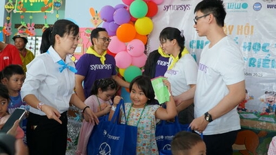 VUFO Tay Ninh, en collaboration avec WWO (USA), a inauguré une « salle de jeux pour l'apprentissage et le développement ».