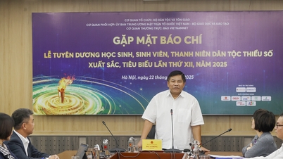 Họp báo Lễ Tuyên dương học sinh, sinh viên, thanh niên DTTS xuất sắc, tiêu biểu năm 2025