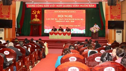 Third Conference of the Executive Committee of the Party Committee of Ha Giang 2 Ward, term 2025-2030