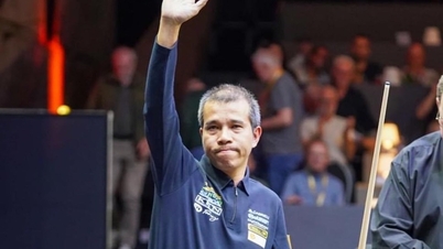 Billiards player Tran Quyet Chien wins international billiards tournament in France.