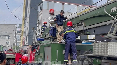 Kịp thời giải cứu 8 người mắc kẹt tại vụ cháy nhà trọ Bắc Ninh