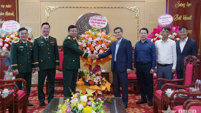Lãnh đạo tỉnh Quảng Ninh thăm, chúc mừng Bộ CHQS tỉnh nhân Ngày thành lập Quân đội nhân dân Việt Nam