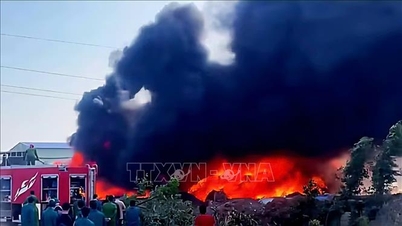 เหตุเพลิงไหม้โรงงานฝ้ายในจังหวัดกวางนิงห์ถูกควบคุมได้ทันท่วงที