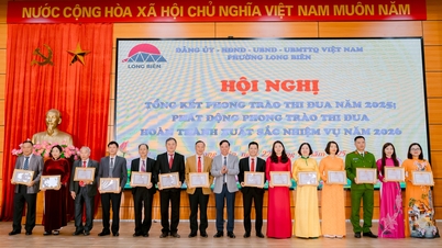 Phường Long Biên tổng kết phong trào thi đua năm 2025, phát động phong trào thi đua năm 2026