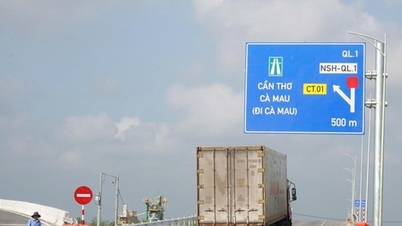ផ្លូវល្បឿនលឿន Can Tho-Ca Mau ទាំងមូល ដែលចំណាយអស់ថវិកាចំនួន ២៧ ទ្រីលានដុង ត្រូវបានបើកឲ្យធ្វើចរាចរណ៍។