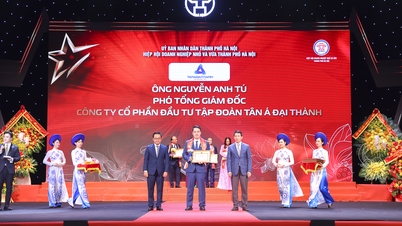 TÂN Á ĐẠI THÀNH ĐƯỢC VINH DANH TẠI LỄ TÔN VINH DOANH NHÂN – DOANH NGHIỆP THĂNG LONG 2025