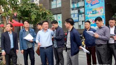 Kiểm tra công tác chỉnh trang đô thị, đảm bảo giao thông đô thị ở khu vực thành phố Vinh cũ