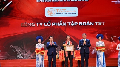 Skupina T&T byla oceněna na slavnostním předávání cen podnikatelům a obchodním partnerům v Thang Long.