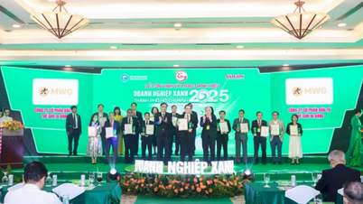MWG ទទួលបានពានរង្វាន់សហគ្រាសបៃតងទីក្រុងហូជីមិញឆ្នាំ ២០២៥