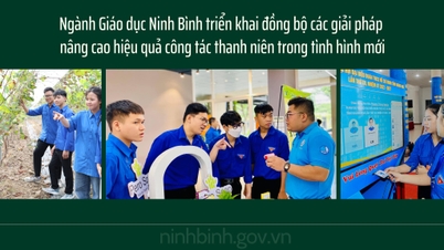 វិស័យអប់រំខេត្តនិញប៊ិញកំពុងអនុវត្តដំណោះស្រាយដ៏ទូលំទូលាយមួយ ដើម្បីបង្កើនប្រសិទ្ធភាពការងារយុវជនក្នុងបរិបទថ្មី។