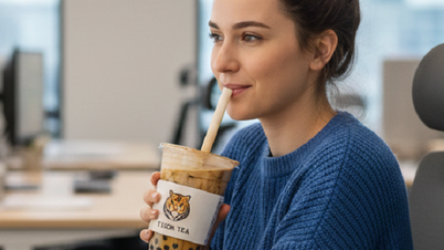 Welk effect heeft het drinken van zoete koffie of melkthee in de middag op buikvet?