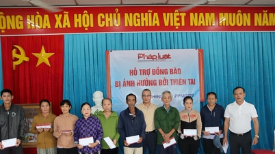 Gazeta Vietnam Law Newspaper przekazała 350 milionów VND na pomoc ofiarom powodzi w Khanh Hoa.