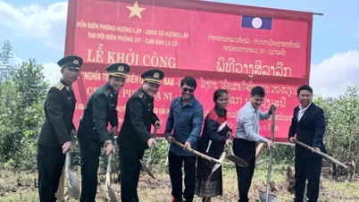 កសាងគម្រោង "សាមគ្គីភាពនៅតាមព្រំដែនវៀតណាម-ឡាវ"។