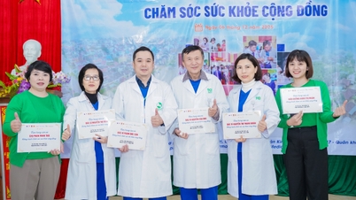 មជ្ឈមណ្ឌលស្រាវជ្រាវ និងអភិវឌ្ឍន៍ខេត្តក្វាងទ្រី (Thu Cúc TCI) ចែករំលែកសេចក្តីស្រឡាញ់ និងសហការគ្នាដើម្បីថែរក្សាសុខភាពរបស់ប្រជាជនខេត្តក្វាងទ្រី។
