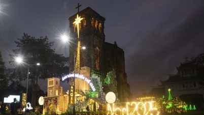 La Vang sparkles during the Christmas season.