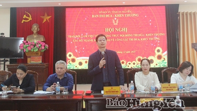 Ban Thi đua – Khen thưởng làm việc với thường trực hội đồng thi đua – khen thưởng các sở, ngành, địa phương