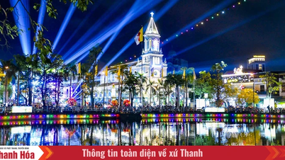 Phố phường Thanh Hóa lung linh mùa Giáng sinh