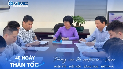 [VIMC ៤០ថ្ងៃនៃវឌ្ឍនភាពរហ័ស] នាយកដ្ឋានដឹកជញ្ជូនកុងតឺន័រ VOSCO | ការតស៊ូ – ការតភ្ជាប់ – នវានុវត្តន៍ – របកគំហើញ