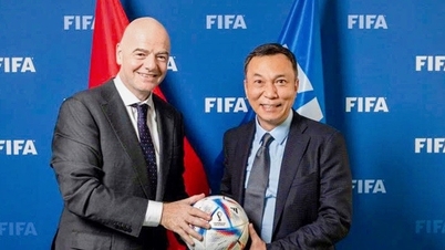FIFA 회장이 베트남 축구계에 특별 메시지를 전달했습니다.