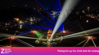 Vanaf nu tot het einde van de nieuwjaarsvakantie zullen er artistieke lichtshows plaatsvinden bij het Ho Guom-meer.