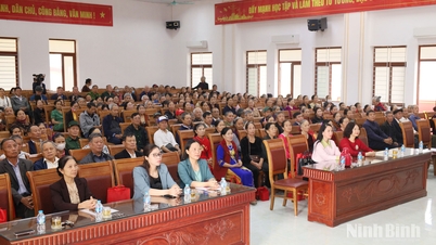 Nästan 300 äldre personer i Tay Hoa Lu-distriktet fick information om hälso- och sjukvård.