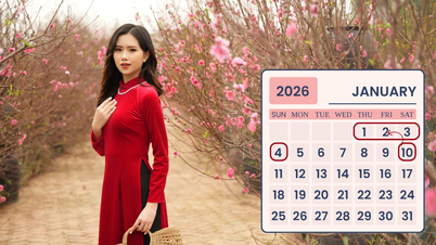 Đề xuất nghỉ Tết Dương lịch 2026 tới 4 ngày liên tiếp, người lao động đi làm bù vào ngày nào?