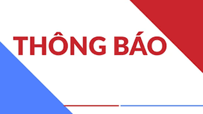 Thông báo thanh lý một số vật tư, tài sản, công cụ dụng cụ hư hỏng