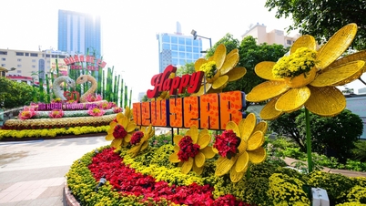 La calle de las flores del Tet en Ciudad Ho Chi Minh estará abierta durante 8 días en 2026 y mantendrá su gran exhibición hasta finales de marzo.