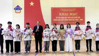 Cao Bang'da Ulusal Üstün Öğrenci Seçme Sınavı Açılış Töreni