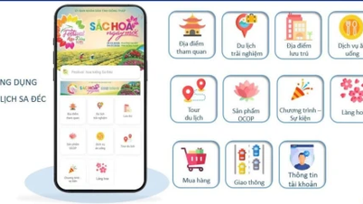 Sa Dec gjennomfører opplæring i utrulling av en turisme-nettapp for den andre blomster- og prydplantefestivalen.