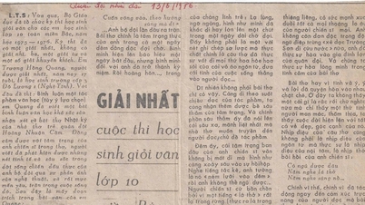 Từ một đề văn năm 1976, thầy giáo đề xuất đổi cách ra đề thi học sinh giỏi