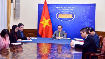 រដ្ឋមន្ត្រីការបរទេស លោក Le Hoai Trung បានជួបសន្ទនាតាមទូរស័ព្ទជាមួយរដ្ឋមន្ត្រីអឺរ៉ុប និងការបរទេសបារាំង។