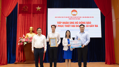 Danone Vietnam fait don de lait Aptamil KID UHT d'une valeur de 1 milliard de VND aux enfants des zones touchées par les inondations.