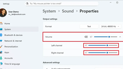 Cara melaraskan keseimbangan audio kiri-kanan pada Windows 11