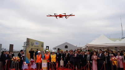 Lançamento oficial de um programa piloto para a aplicação de veículos aéreos não tripulados (drones) no transporte médico.