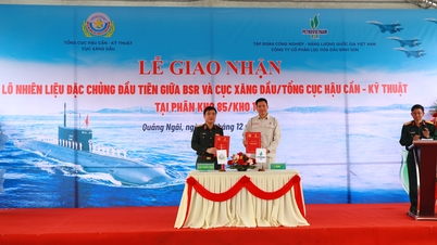 BSR hands over the first batch of specialized fuel for national defense to the Department of Petroleum.