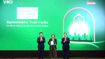 โครงการ Eurowindow Twin Parks ได้รับการยกย่องให้เป็นพื้นที่เมืองที่น่าอยู่ที่สุดในฮานอยตะวันออก