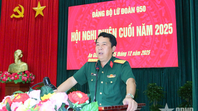 กองพลน้อยที่ 950 (เขตทหารที่ 9): ผู้เข้ารับการฝึกอบรมทั้งหมด 100% ผ่านการประเมินการฝึกอบรมขั้นสุดท้าย