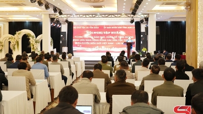 Former le personnel aux connaissances et aux compétences nécessaires au travail de propagande le long de la frontière entre le Vietnam et le Laos.
