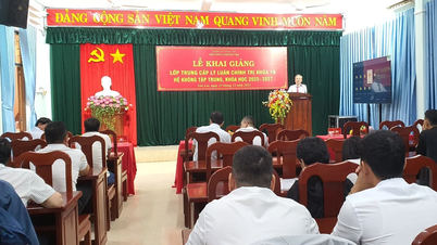 Gia Lai: Khai giảng lớp trung cấp lý luận chính trị khóa 1B hệ không tập trung