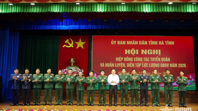 Ha Tinh: Coordinar el reclutamiento y entrenamiento de las fuerzas de reserva para la movilización en 2026.