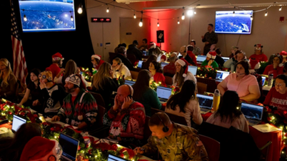 NORAD continúa rastreando el viaje de Papá Noel en la Nochebuena.