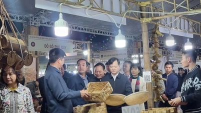 Khai mạc Hội chợ sản phẩm làng nghề và nông sản thực phẩm an toàn Hà Nội tại xã Sơn Đồng