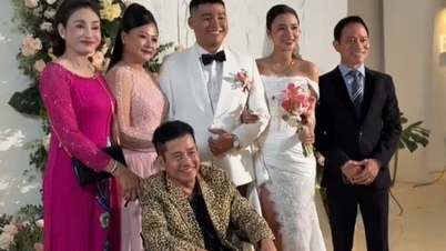 Nghệ sĩ hài Tấn Beo xúc động, rơi nước mắt trong ngày cưới con trai