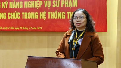 Upacara pembukaan pelatihan keterampilan pedagogis untuk petugas pajak.